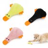 Andiker Cat Catnip Toys, 3Pcs Cat Interactive Toys for Indoor Cats, Soft Plush Cat Chew Toys with Crinkle Paper for Relieve Stress, Reduce Boredom, Teething (Duck)