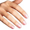 GLAMERMAID Press on Nails Extra Short Squoval, Summer Pure Nude Glue on Gel Nails, 24Pcs Glossy Round Reusable Daily UV Finish Fake Nails Acrylic False Nails Manicure Kits for Women Gift