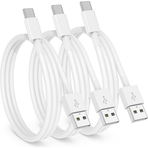 Car Carplay Cable for iPhone 16 15 Pro/Pro Max/Plus Charger Cord,3/6/10FT USB A to USB C Fast Charging Cable for Apple iPhone 16 15 Car Charger,Car Charger Adapter Cord for iPhone 16 15,for Samsung