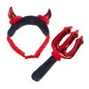 Fringe Studio Wear & Play Plush Dog Toy, Cute Lil Devil, 2 Piece Set, PetShop Collection (638010)
