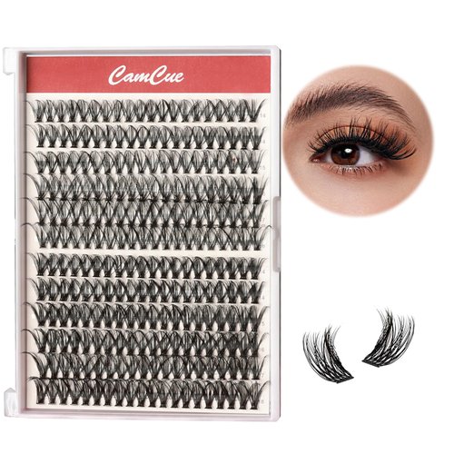 Lash Clusters DlY Eyelash Extensions 30/40D 0.07 D Curl 14-18mm Eyelash Clusters Mixed Tray Cluster Eyelash Extensions Natural individual Lashes (30/40D-0.07D-14-18mm)