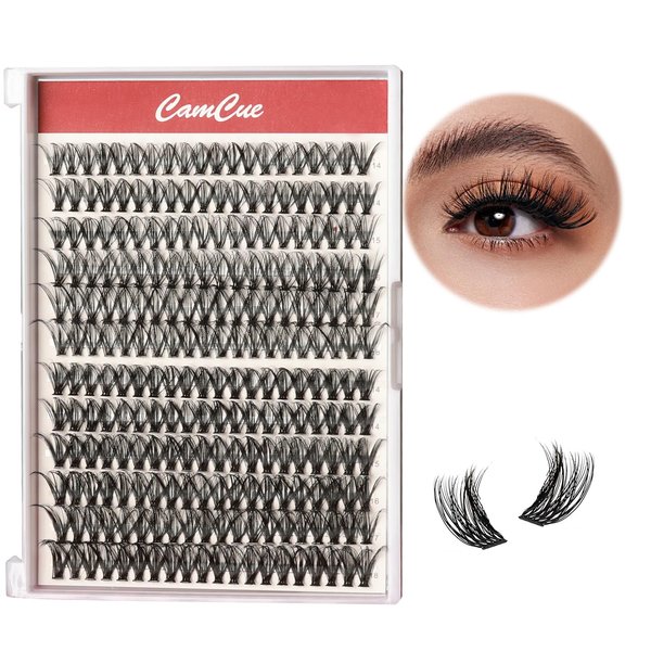 Lash Clusters DlY Eyelash Extensions 30/40D 0.07 D Curl 14-18mm Eyelash Clusters Mixed Tray Cluster Eyelash Extensions Natural individual Lashes (30/40D-0.07D-14-18mm)