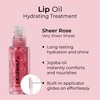 MCoBeauty Lip Oil Hydrating Treatment, Sheer Rose, Moisturizing Shine for Naturally Beautiful Lips, Vegan, Cruelty Free Cosmetics
