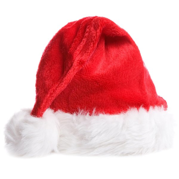 Intbri Santa Hat, Christmas Hat, Santa Hats Adult, Santa Claus Hats, Red Classic Comfortable Thickened Liner, Unisex Adults, Christmas New Year Festive Holiday Party Supplies