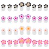 Uonlytech Nail Art 32pcs Silicone Toe Separators Flower Toe Separator Toe Nail Separators Toes Dividers Pedicures Nail Art Tools Pedicure Spacers for Nail Salon Toes Dividers