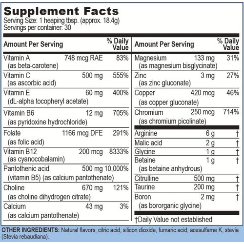 Life Enhancement InnerPower with Stevia |Amino Acids, B Vitamins, Choline, Folate, Minerals, and More | 30 Servings