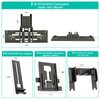 Upgraded W10546503 Dishwasher Top Rack Adjuster Compatible with Kitchenaid Dishwasher Parts Upper Rack WPW10546503 Dishwasher Replacement Parts for Whirlpool Kenmore Dishwasher Rack-10pcs