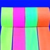 400feet Glow in The Dark Crepe Paper Streamers Party Supplies and Decorations UV Reactive Fluorescent Neon Paper Streamers Party Garland for Birthday, Neon Party Favors, Blacklight Party Supplies