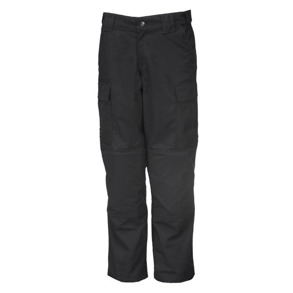 5.11 Tactical Women's TDU Pants, Water Resistant Work Pants, Roomy Pockets, Black, Size 18 Regular
