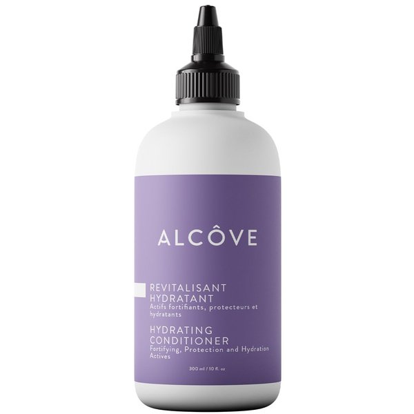 Alcôve - Hydrating Conditioner - Moisturizing & Nourishing - Helps hydrate Damaged Hair - Anti-frizz properties - Lightweight Formula - Made with Argan Oil - Color Safe - Sulfate Free - Vegan - 300ml