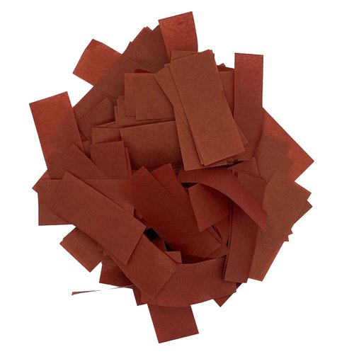 Biodegradable Tissue Confetti Rectangles, Maroon Color – Ultimate Confetti Fluttering Tissue Paper for Confetti Cannon and Launcher Use, Table Decorations, and More (20 Handfuls per Bag, 1 lb)