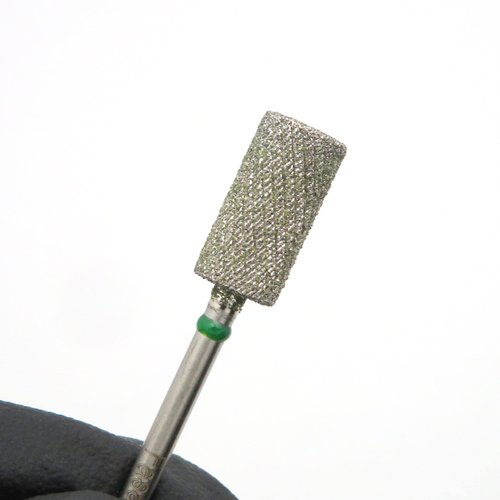 FASAKI 3/32" Nail Drill Heads Nail Drill Bits Sanding Shaft for Electric File Nail Sanders Manicure Pedicures - Easy To Sand WithOut Sanding Bands Size Corse Diamond Cross Cut （Sliver）