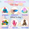Ixiaoyoo Air Dry Clay, Modelling Clay for Kids, 30 Colors DIY Molding Magic Clay for with Tools, Soft & Non-Sticky, Toys Gifts for Age 3 4 5 6 7 8+ Years Old Boys Girls Kids
