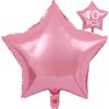 Pink Star Balloons 18 Inch, 10 Pcs Candy Pink Star Shaped Mylar Helium Foil Metallic Balloon for Birthday Party Decorations Baby Shower Wedding Anniversary Backdrop Girls Party Supplies