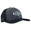 Kerusso SWC4441 Iron Sharpens Iron Mens One Size Fits Most All Cotton Mens Baseball Cap Hat for Outdoor Activities, Black/Grey