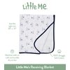 Little Me baby girls nursery swaddling blankets, Vintage Rose, One Size US