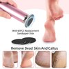 Electric Foot Callus Remover, Powerful Pain-Free Electric Foot File Callus Remover for Feet Professional with 60pcs Sanding Discs, Adjustable Speed Electric Foot File for Feet Dead Skin