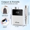 Kredioo Electric Nail Drill Professional 35000 RPM, Portable Rechargeable Cordless Electric Nail File Kit with Storage Bag for Acrylic Nails Gel Polishing Dip Powder for Manicure Salon Home-White