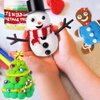 BANBBUR 3 Pack Christmas Stocking Stuffers for Kids,Christmas Crafts for Kids,Build a Snowman Kit Modeling Clay DIY Christmas Gifts Activities