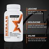 BELDT Labs REBAAR BCAA Capsules Keto Friendly Branched Chain Essential Amino Acids - Perfect for Amino Energy, Post Workout and Muscle Recovery - 90 Tablets