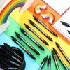 Weekgrat 48 Pcs Pride Ballpoint Pen Pride Month LGBTQ Rainbow Party Favors Black Ink Retractable Ballpoint Pens for Gay Lesbian Pride Gifts Gay Pride Party Supplies Favors Accessories in Bulk