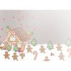Tree-Free Greetings Holiday Greeting Cards, Gingerbread Merry Christmas, Vintage Brown Recycled Paper, Boxed Note Card Set, 10-Pack (HB93303)