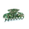 Generic Medium abalone sea shell effect green hair claw clamp clip