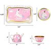 Story Magic Tea Party Playset by Horizon Group USA,Unicorn Tea Set,Pretend Play Activity,On The Go Play,Unicorn Storage Carry Case,Includes Tea Pot,Tea Cups,Plates & Saucers, Perfect for Ages 4+