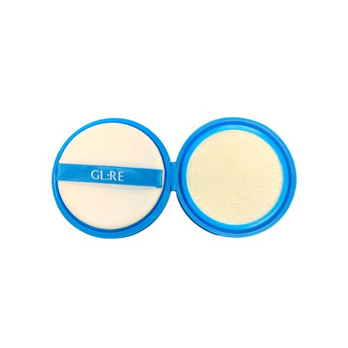 GL:RE Sun Cushion SPF 50+ PA++++ (25g), 24-Hour Protection, Non-Greasy & Cooling Effect, Waterproof, Safe for All Family Members, [Made in Korea] (Sun Cushion Refill)