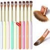 MAGIC ARMOR 9PCS Acrylic Nail Brush Set,Nail Art Brushes Set Nail Art Design Pen Painting Tools Fingernail Brush for Acrylic Powder Application Nail Extension 3D Carving Size 4/6/8/10/12/14/16/18/20