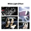 ZHOL SUPER BRIGHT White Vanity LED Light Bulbs Mirror Fuse Sun Visor 3-SMD 5050 Chips,6641F (A Pair)