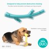 ZEUS Duo Stick Strong Dog Chew Toy for Active Chewers, Long Lasting Chicken Scent, Turquoise (96271)