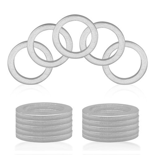 15pcs M14 Oil Pan Drain Plug Gasket Seal Compatible with Kia Fits Most Popular Models 21513-23001