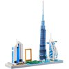 DOLBLOCK Architecture Dubai Skyline Collectible Model Building Kit Micro Mini Blocks Sets for Adults Toy Present Model Kit for Kids, 2545 Pieces