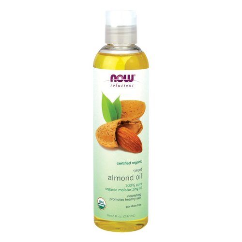 Now Foods Sweet Almond Oil 100% Pure Organic - 8 fl. oz. 4 Pack