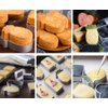 2.1cm Height Lengthened Rectangle Aluminium Pineapple Cake Mold Stainless Steel Press Stamp Fondant Cookie Biscuit Molds DIY