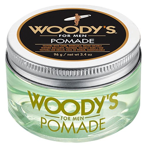 Woody&#39;s Pomade for Men, Hair Styling Cream, Adds Texture and Healthy Shine Finish, Medium Hold, W...