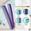 Allegro Combs #415 Combs for Women, 7 Inches Combs for Men, Parting Comb, Hair Comb, Comb for Men 6 Count (Purple)
