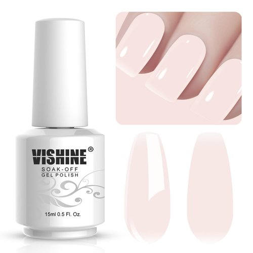 Vishine Gelpolish Professional Manicure Salon UV LED Soak Off Gel Nail Polish Varnish Color Seashell(1345)