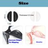 Omnful Eyeglass Nose Pads, 3.5mm Thickness Adhesive Anti Slip Glasses Nose Grips with Air Bag for Sunglasses Eyeglasses Reading Glasses (5 Pairs, Clear)