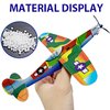IJRPLM 24 Pack Foam Glider Planes Toys,8" Airplane Toy,12 Different Designs Planes Toys for Boys,Individually Packed Outdoor Flying Toys,Party Favors for Kids 8-12 (24 PCS)