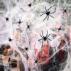 Plastic Spiders Halloween, 100 PCS Black Fake Spiders Halloween Decorations, Mini Spiders Halloween Decor Small Plastic Spiders Bulk Realistic Spider Tiny Spiders Halloween Fun bugs and Spiders Toys