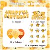 Cheese Party Supplies Cartoon Cheese Birthday Party Decorations Includes Cheese Happy Birthday Banner Cake Topper Cupcake Toppers Balloons for Cheese Birthday Party Baby Shower Decorations