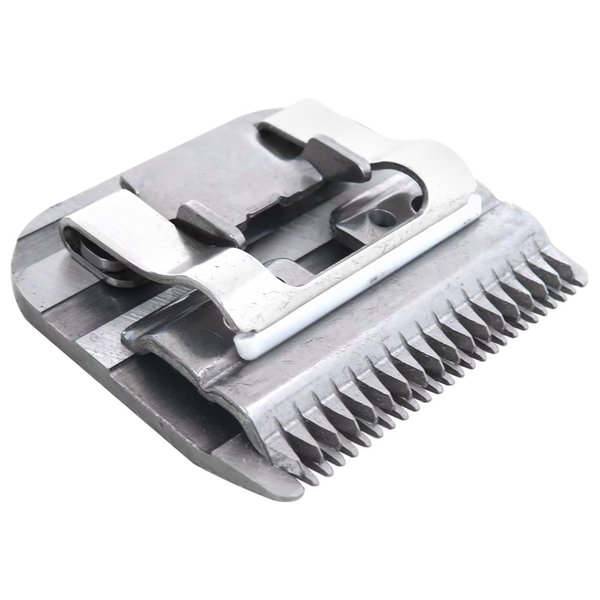 JRSHOME Upgraded Dog Grooming Clipper Replacement Blades for Andis Pet Clipper/Oster A5/Wahl KM Series Dog Clipper with Ceramic Blade & Stainless Steel Blade-1.6mm Cut Length