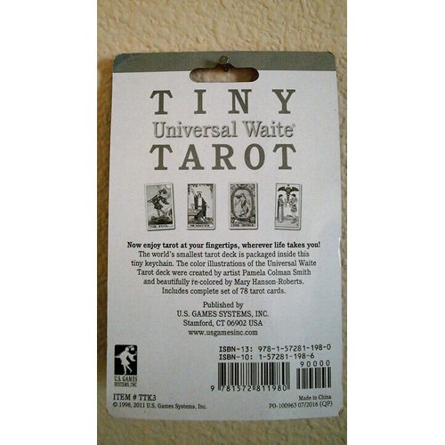 Tiny Tarot Cards - KeyChain by US Games by US Games