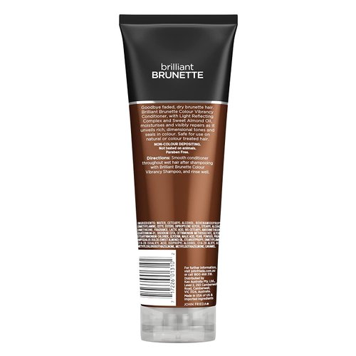 John Frieda Collection Brilliant Brunette Shine Release Moisturizing Conditioner with Enriching Technology for All Shades 8.45 Oz. (1 Bottle)