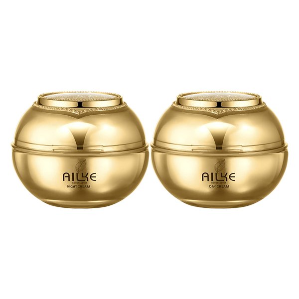 AILKE Skin Glowing Day & Night Face Cream, Clean Skin, Nourishing, Boost Skin Radiance, With Algae Extract, Collagen, Clean Stains Facial Cream For Men And Women