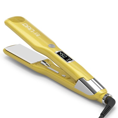 Ion Flat Iron Hair Straightener and Curler 2 in 1, 1.5 Inch Hair Straightener with Heat Up Quickly & Auto Shut-Off, 11 Adjustable Temp Dual Voltage Hair Styling Tools for All Hair Types