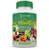 Justified Laboratories (Set of 2 Vital Fruits and Veggies Supplement Red & Green Superfoods Whole Food Non GMO Vegan Friendly 180 Veggie Capsules 2 Bottles