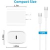 iPhone 16 15 Fast Charger 10FT,2Pack 20W USB C Fast Wall Charger Block with 10Ft Long USB C Charging Cable Cord for iPhone 16/16 Plus/16 Pro/16 Pro Max/ 15/15 Pro/15 Pro Max/15 Plus,iPad 12.9/11/10.9